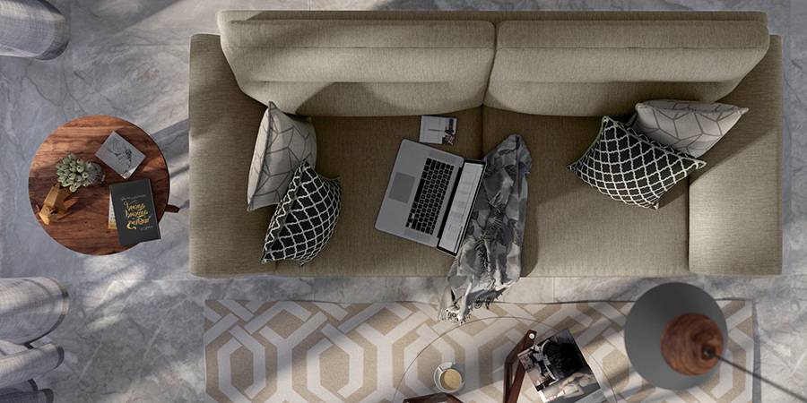 Adelaide Sofa (Mist Brown)